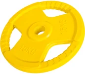 Obciążenia - Gorilla Sports Obciążenie Gumowane 15kg  grip 51mm (10000582) - miniaturka - grafika 1