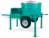 Inne urządzenia budowlane - 056 DOSTAWA GRATIS! 05668330 Mieszarka do zapraw o dużej wydajności przystosowana do holowania pojemność zbiornika 360 L prędkość mieszania 36 l/min. silnik 400V/50Hz 3 kW 7,2 A) 68330-uniw - miniaturka - grafika 1