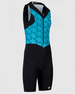 ASSOS ASSOS Strój triathlonowy męski TRIATOR NS SPEEDSUIT Adamant Blue - Bielizna sportowa męska - miniaturka - grafika 3