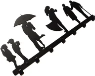 Wieszaki i stojaki - Metalowy wieszak ścienny na ubrania klucze - Live - miniaturka - grafika 1