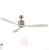 Wentylatory sufitowe - Casa Fan Deckenventilator Aeroplan Eco, chrom, weiß - miniaturka - grafika 1