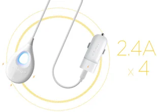 Innergie PowerCombo Go hub - ładowarka samochodowa z HUB USB ADC-47ABWRA - Ładowarki samochodowe - miniaturka - grafika 2