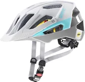 Kaski rowerowe - UVEX Quatro CC MIPS Helmet, white/sky 56-61cm 2021 Kaski rowerowe S4106100217 - miniaturka - grafika 1
