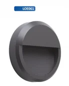 Lampy ogrodowe - LUMAX LOE061 OPRAWA ELEWACYJNA ASTON 6W 4000K TYP 1 KOŁO LUMAX LOE061 - miniaturka - grafika 1