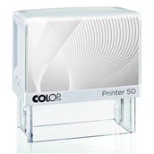Pieczątki - Colop Pieczątka PRINTER IQ 50 biały poduszka czarna /PR.IQ.R.10.BI.CA/ CL596 - miniaturka - grafika 1