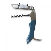 Korkociągi i otwieracze - Vin bouquet Korkociąg barmański trybuszon z nożykiem do folii, dwu stopniowy czarny marki Vin Bouquet FID 083 BLACK FID 083 BLACK - miniaturka - grafika 1