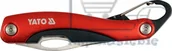Kuchnia turystyczne i akcesoria - Yato Scyzoryk z karabińczykiem Bowie Blade - miniaturka - grafika 1