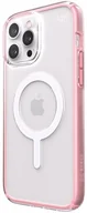Etui i futerały do telefonów - Speck Presidio Perfect-Clear with Impact Geometry + MagSafe - Etui iPhone 13 Pro Max z powłoką MICROBAN (Clear/Rosy Pink) 141755-9356 - miniaturka - grafika 1