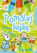Kolorowanki, wyklejanki - POMALUJ BAJKĘ SIEDEM KOŹLĄTEK TRZY ŚWINKI POMALUJ BAJKĘ Wiesław Drabik - miniaturka - grafika 1
