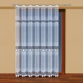 Zasłony - HAFT W konkurencyjnej 221500/250 gotowe do firan, 250x200 cm, biały 221500/250 - miniaturka - grafika 1