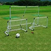 Piłka nożna - Master Cel 2v1 s míčem Czarny/Biały - miniaturka - grafika 1