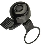 Dzwonki do roweru - FISCHER Fischer dorośli Ahead mostek Mini dzwonek, czarna, One Size - miniaturka - grafika 1