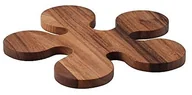 Podstawki pod garnki - Continenta garnków i patelni firmy podstawki z drewna akacjowego o wyglądzie akcenty i wysokiej jakości nierdzewnej, drewniane podłoże garnków, dostępny w różnych , kremowy, 24 cm (Continenta _4880) - miniaturka - grafika 1