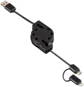 Kable USB - Hama Kabel USB Micro USB/Lightning 1.2 m 000545650000) - miniaturka - grafika 1