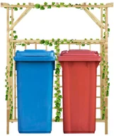 Kratki i pergole - vidaXL Lumarko Pergola na dwa kosze na śmieci, impregnowane drewno sosnowe! 316063 - miniaturka - grafika 1