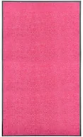 Wycieraczki - vidaXL Wycieraczka z możliwością prania, różowa, 90 x 150 cm - miniaturka - grafika 1