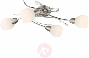 Globo Lighting Lilly lampa sufitowa Nikiel matowy, Chrom, 4-punktowe 60209-4 - Lampy sufitowe - miniaturka - grafika 2