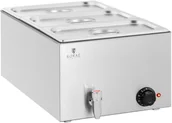 Inne urządzenia gastronomiczne - Royal Catering Bemar 600 W 3 GN 1/3 kranik spustowy RCBM_GN1/3 - miniaturka - grafika 1