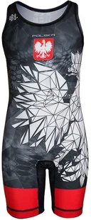 Extreme Hobby Trykot zapaśniczy dziecięcy, POLSKA, szary, rozmiar 116 - Pozostałe akcesoria do sportów walki Extreme Hobby Trykot zapaśniczy dziecięcy, POLSKA, szary, rozmiar 116 - Pozostałe akcesoria do sportów walki - miniaturka - grafika 1