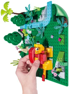 Epee Zestaw Mayka - klockomania - taśma 2m Poczwórna kolor zielony + Mayka - baza do budowania 20 x 20 cm KOLOR ZIELONY 8595582230584 - Klocki - miniaturka - grafika 10