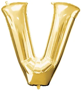 AMSCAN Balon foliowy złota litera V - 81 x 81 cm - 1 szt. 3299201 - Balony i akcesoria AMSCAN Balon foliowy złota litera V - 81 x 81 cm - 1 szt. 3299201 - Balony i akcesoria - miniaturka - grafika 1