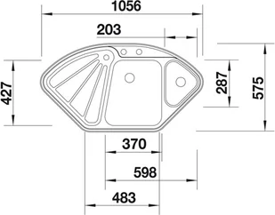 Blanco DELTA-IF 523667 - Zlewozmywaki - miniaturka - grafika 3