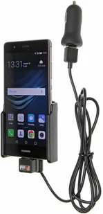 Brodit AB Uchwyt do Huawei P9 z wbudowanym kablem USB oraz ładowarką samochodową 521884 - Uchwyty samochodowe do telefonów - miniaturka - grafika 6