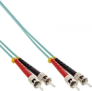 InLine 81555o LWL Duplex Kabel (ST/ST, 50/125 m, OM3, 0,5 m) 4043718248865 - Kable światłowodowe - miniaturka - grafika 2