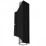 Lampy ścienne - Luminex Wall 3112 kinkiet lampa ścienna 2x8W GU10 czarny/chrom - miniaturka - grafika 1