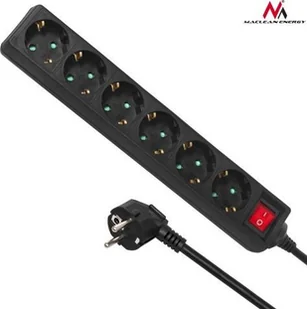 HBF Listwa 6 Gn Z Wył 5M Typ G 3500W Zasil - Przedłużacze i rozgałęźniki - miniaturka - grafika 2