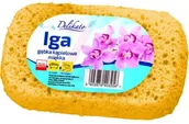 Rękawice i gąbki do kąpieli - Delko DELIKATO Iga gąbka do ciała - miniaturka - grafika 1