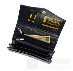 Elkor (PL) Portfel Damski (PL) Długi Suwak Skóra Naturalna Zaokrąglony Przód - Portfele - miniaturka - grafika 9