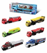 Kolekcjonerskie modele pojazdów - Maisto Metalowe ciężarówki z naczepą - miniaturka - grafika 1