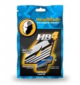 Maszynki do golenia i wkłady - Headblade HB4 Męski zestaw poczwórne ostrza 4 szt. - miniaturka - grafika 1