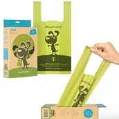 Artykuły szkoleniowe - Earth Rated 'Tie Earth ocenę' biodegradowalny psa worek na śmieci z Easy uchwyty (nie będzie odstawało Rolls) UNSCENTHANDLE120 - miniaturka - grafika 1