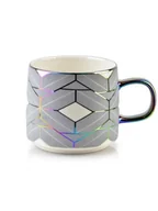 Kubki - AFFEKDESIGN AFFEKDESIGN NEO GEO KUBEK SZARY 410 ML PORCELANA HTPL3503 3 - miniaturka - grafika 1