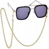 Okulary przeciwsłoneczne - Retro Łańcuszek do Okularów łańcuch pancerka boho - miniaturka - grafika 1