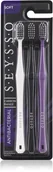 Szczoteczki do zębów - Seysso SEYSSO szczoteczka do zębów Antibacterial 3-PACK - Antybakteryjna szczoteczka do zębów z aktywnym węglem - miniaturka - grafika 1