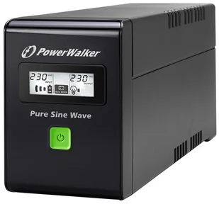 PowerWalker UPS LINE-INTERACTIVE 800VA 2X PL 230V, PURE SINE WAVE, RJ11/45 IN/OUT, USB, LCD VI 800 SW/FR - Zasilacze awaryjne UPS - miniaturka - grafika 5