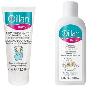 Oillan Baby Delikatny krem do pielęgnacji twarzy i ciała 75ml - Kremy dla dzieci - miniaturka - grafika 5