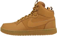 Buty sportowe męskie - Nike Court Borough Mid AA0547-700 brązowy - miniaturka - grafika 1