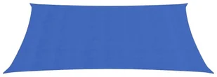 vidaXL Żagiel przeciwsłoneczny, 160 g/m, niebieski, 2,5x4 m, HDPE vidaXL - Parasole ogrodowe - miniaturka - grafika 4