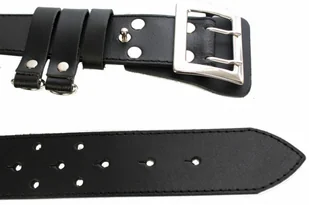 PolskaGalanteria.pl Pasek Męski Skórzany Oficer PolskaGalanteria Skóra Licowa CZARNY SZYTY CIENKĄ CZARNĄ NITKĄ 115 cm / 135 cm - Paski PolskaGalanteria.pl Pasek Męski Skórzany Oficer PolskaGalanteria Skóra Licowa CZARNY SZYTY CIENKĄ CZARNĄ NITKĄ 115 cm / 135 cm - Paski - miniaturka - grafika 5