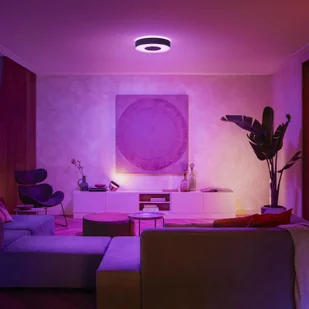 Philips Hue Hue Infuse lampa sufitowa 38,1cm, czarna - Lampy sufitowe - miniaturka - grafika 4