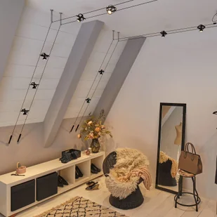 Paulmann Cardan system linkowy 8-pkt., czarny - Lampy pozostałe - miniaturka - grafika 2