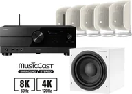 Kino domowe - Yamaha RX-A2A + 5 x M-1 + ASW 610 Biały - miniaturka - grafika 1