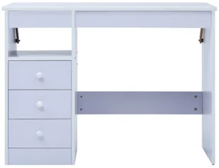 vidaXL Biurko dla dzieci z odchylanym blatem, białe vidaXL - Biurka dla dzieci - miniaturka - grafika 12