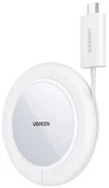 Ładowarki do telefonów - UGREEN Ładowarka bezprzewodowa CD245, 15W (biała) 032755 - miniaturka - grafika 1