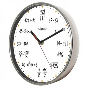 Atrix Zegar chromowany matematyka #11W ATE2019M11W - Zegary - miniaturka - grafika 2