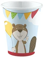 Kinder party - AMSCAN 9903054 Fuchs i flanelowa kubek, wielokolorowa, 250 ML - miniaturka - grafika 1